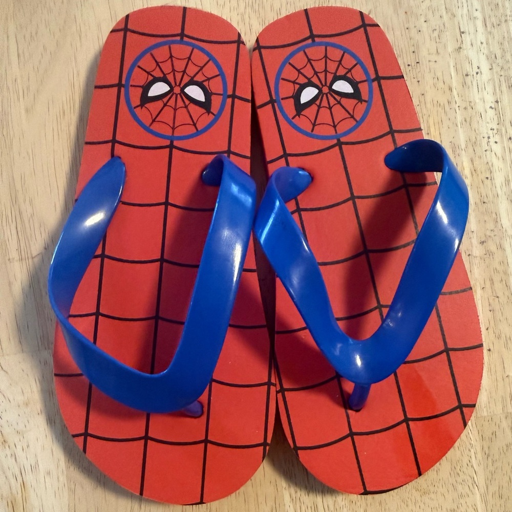 Spiderman toddler Kids Flip Flops